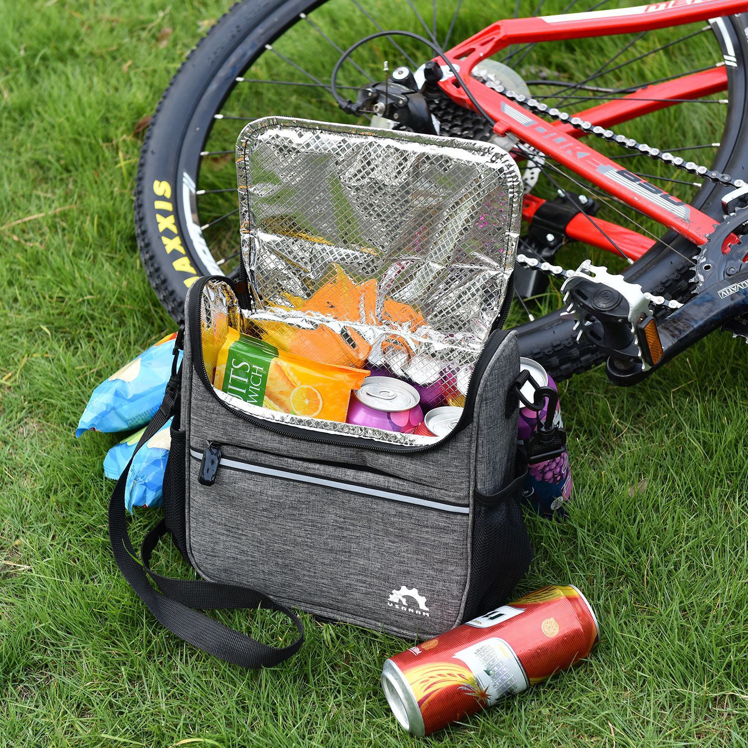 YSANAM YS114PS Electric Scooter Front Insulation Bag Bike Handlebar Hanging Storage Bag - Grey YSANAM YS114PS Electric Scooter Front Insulation Bag Bike Handlebar Hanging Storage Bag - Grey
